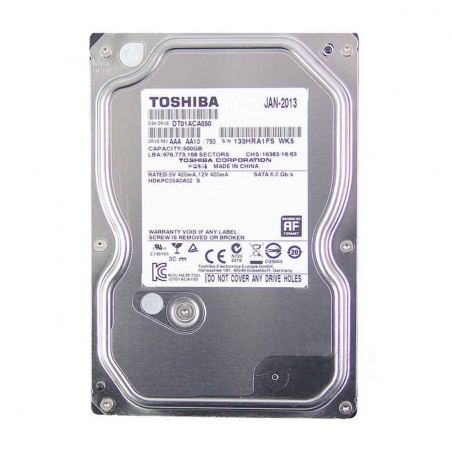 Жесткий диск 500 Гб DT01ACA050 Toshiba Sata