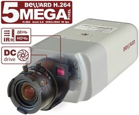 BD2570 Beward 5 Мп Корпусная IP-камера