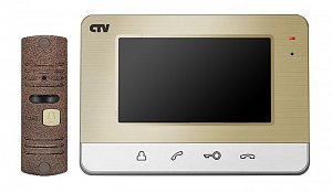 CTV-DP401 комплект цветного видеодомофона.