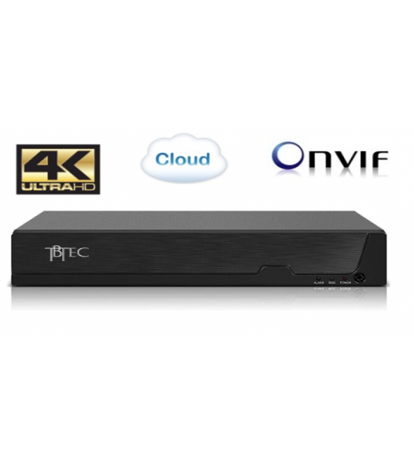 TBR-N1504PE Tbtec 16-nb канальный  IP видеорегистратор с 4 Poe.