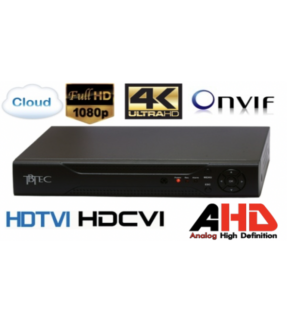 TBR-H2916HD 16-канальный мультигибридный HD видеорегистратор