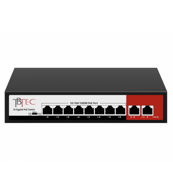 TBP-4308GP Tbtec гигабитный 8-ми канальный коммутатор