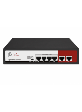 TBP-4304GP Tbtec гигабитный 4-х канальный PoE коммутатор