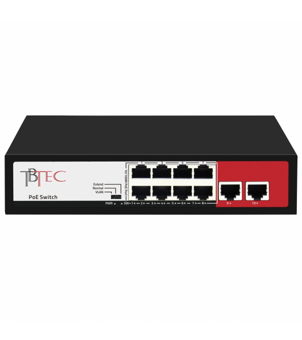 TBP-4208G Tbtec.8-канальный Гигабитный PoE коммутатор