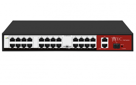 TBP-4224GS Tbtec 24-канальный гигабитный PoE коммутатор - 35124 TBP-4224GS Tbtec 24-канальный гигабитный PoE коммутатор