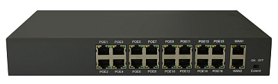 ATEC-POE16L-Сетевой POE коммутатор на 16 портов.