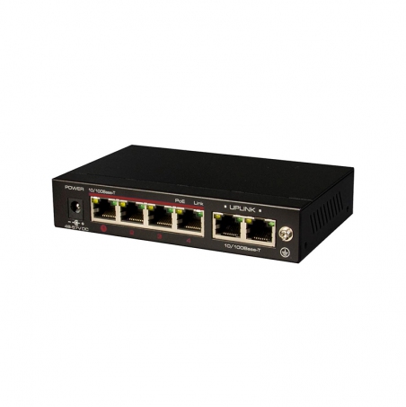 LTV NSF-0604 60 4-портовый коммутатор Ethernet с поддержкой PoE