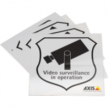 SURVEILLANCE STICKER ENG 10PCS